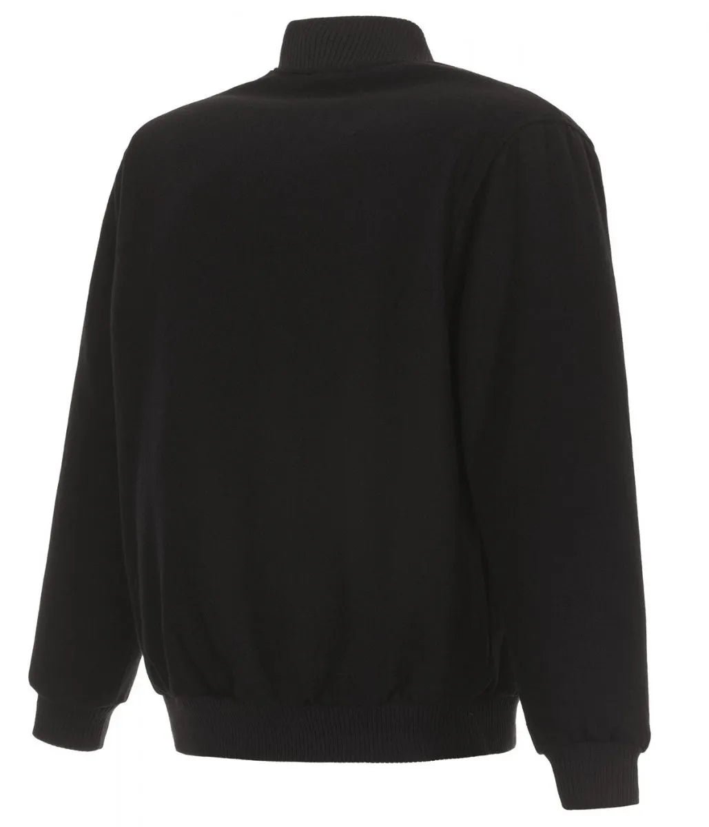 Men Dallas Mavericks Black Wool Varsity Jacket - NBA - Image 2