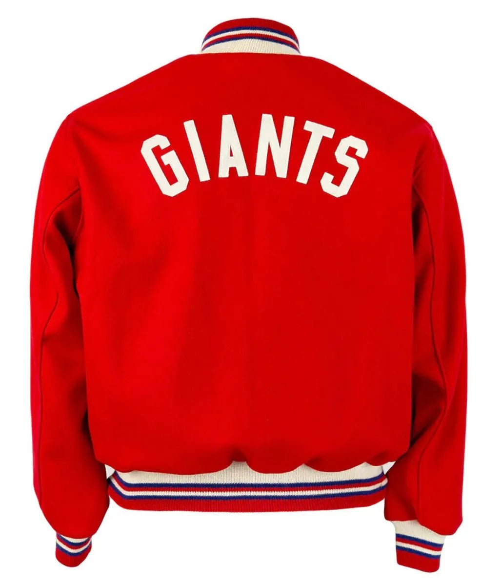 Men NY Giants 1961 Red Wool Varsity Jacket - NFL - Image 2