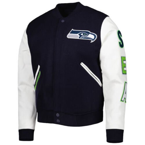 NFL Carolina Panthers Letterman Varsity Jacket Genuine Leather Jacket