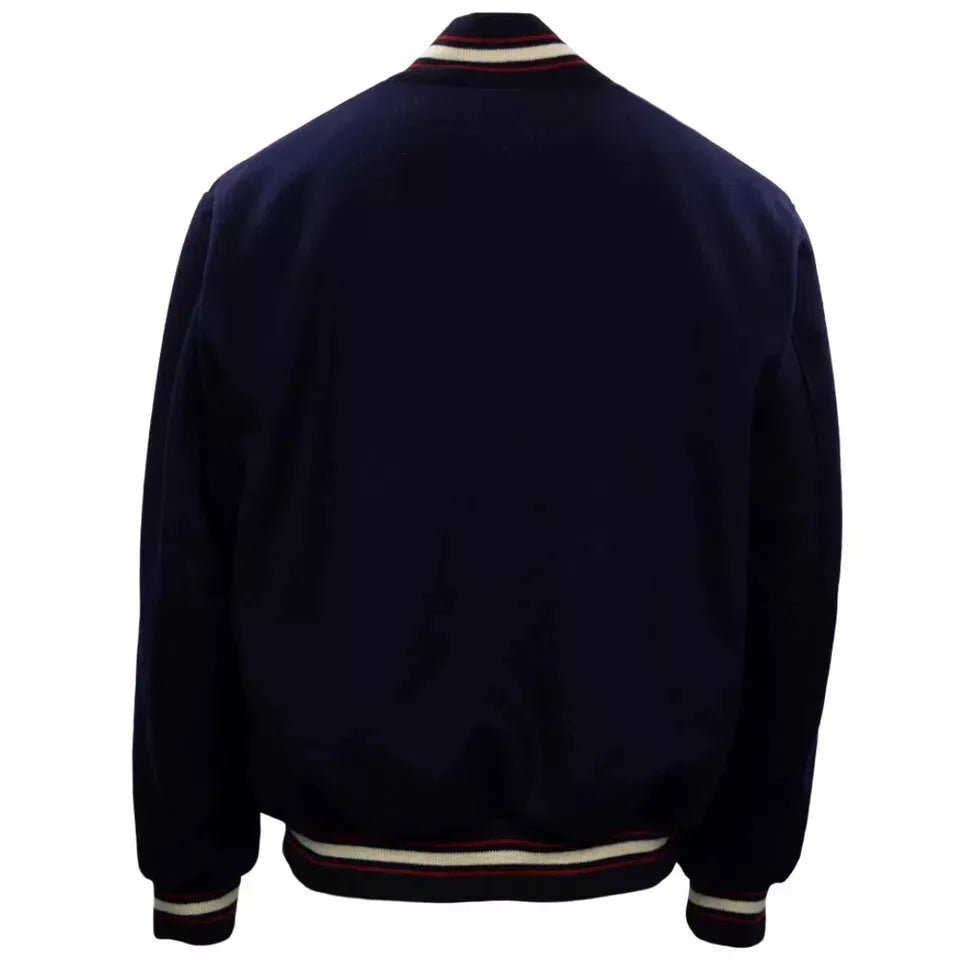 Men Letterman Washington Senators Authentic Full Navy Wool Varsity jacket - MLB - Image 2
