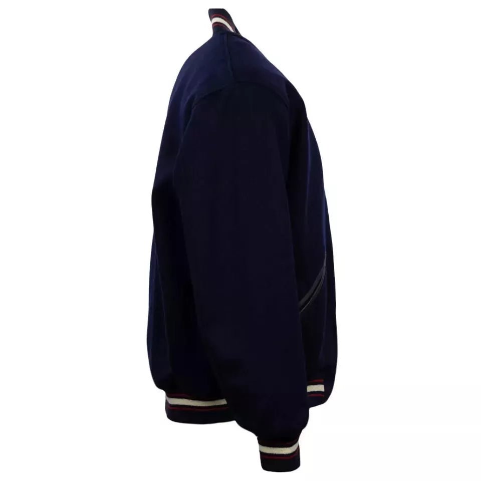 Men Letterman Washington Senators Authentic Full Navy Wool Varsity jacket - MLB - Image 3